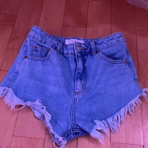 Short High Waisted Jean Shorts